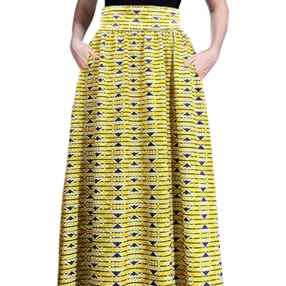 Plus size women's maxi skirt size xxl